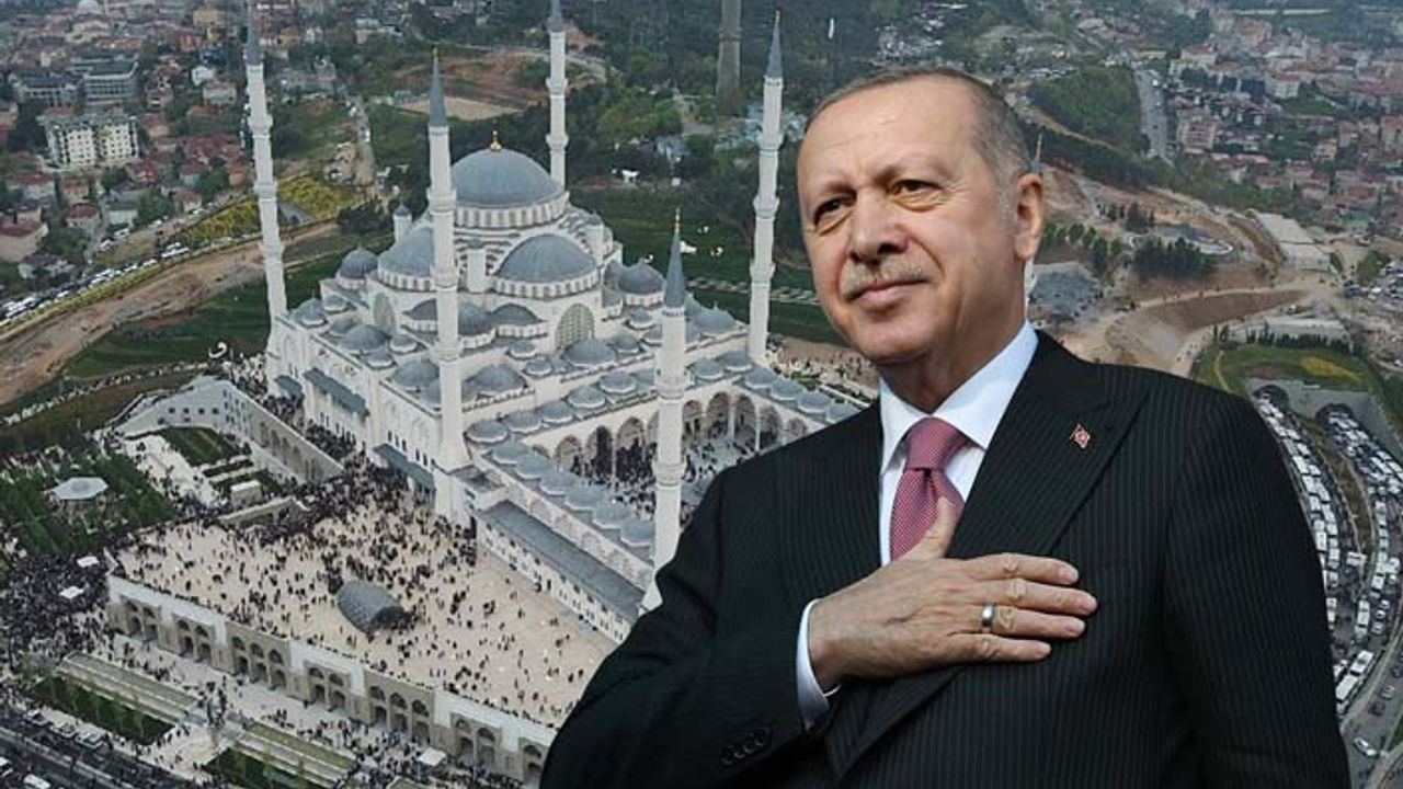 Erdoğan, camide cemaate seslendi