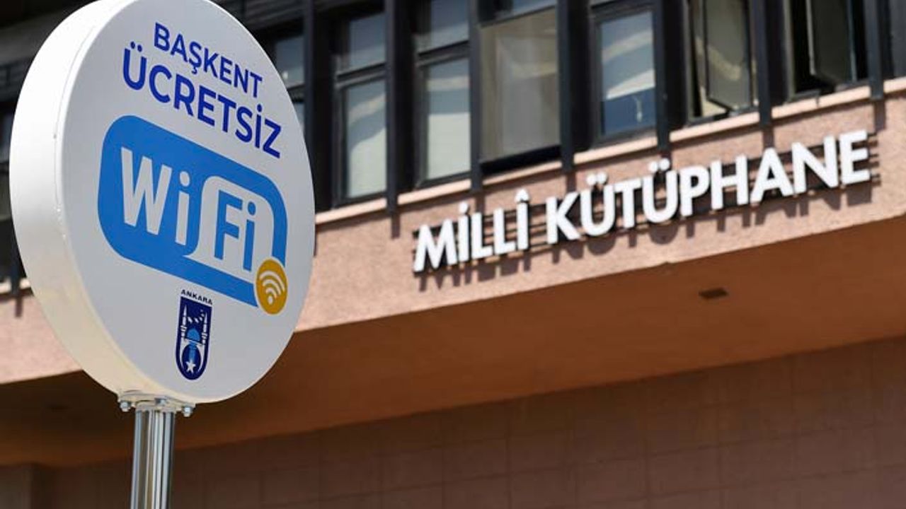 Ankara'da 35 meydan ücretsiz internete kavuştu
