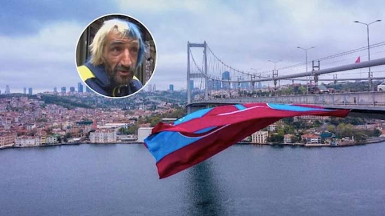 'Rambo Okan' Trabzonspor bayrağını kesti