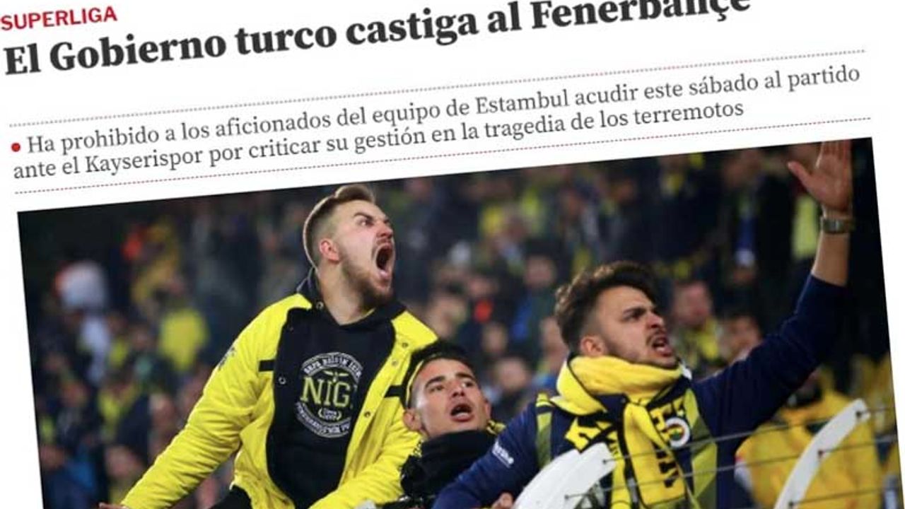 Hükümet Fenerbahçe'yi cezalandırdı