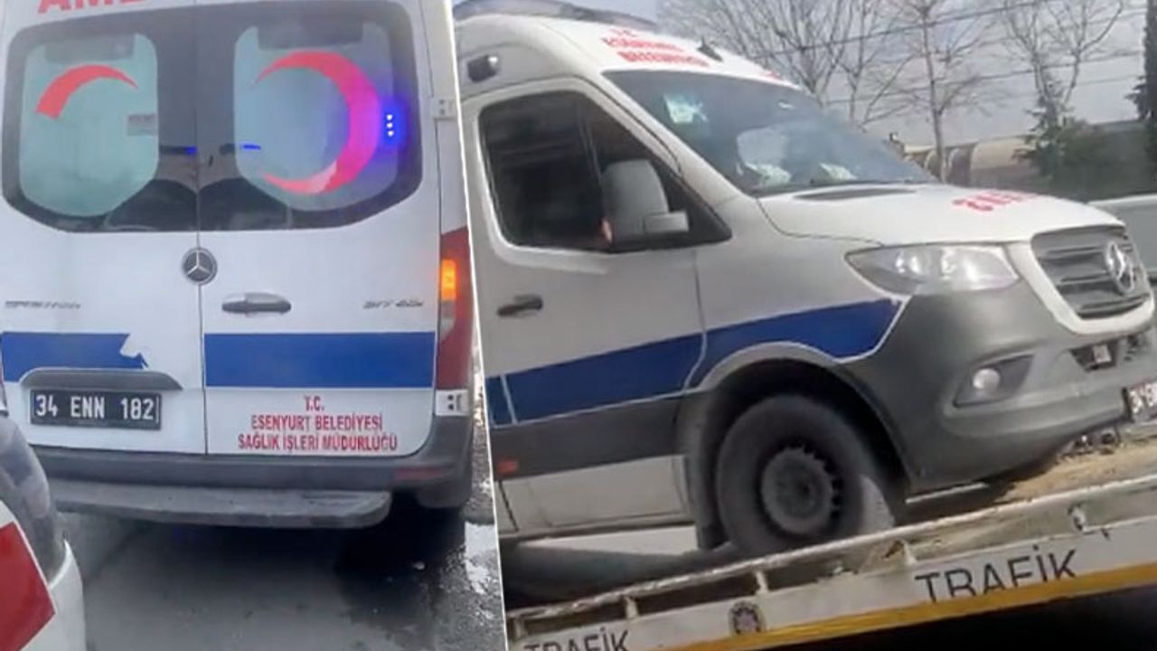 Hasta taşıyan ambulans haczedildi