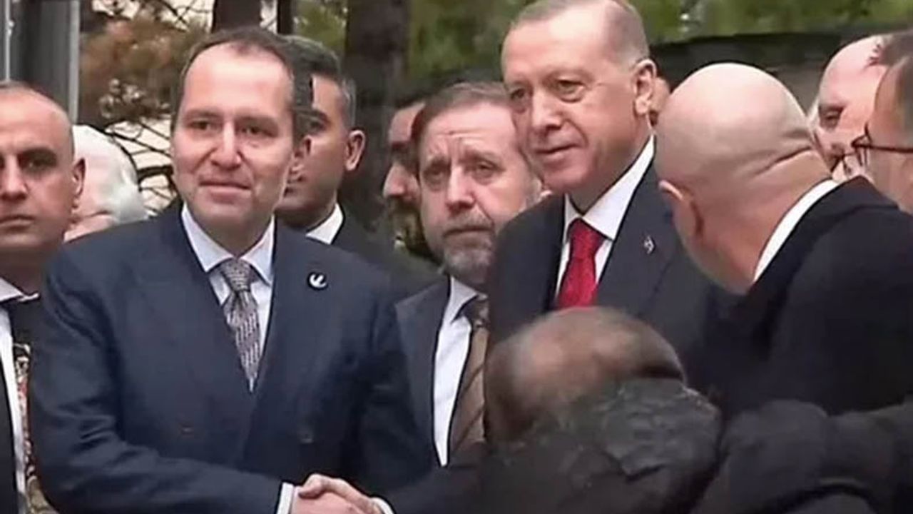 Erdoğan, Fatih Erbakan'ı ziyaret etti