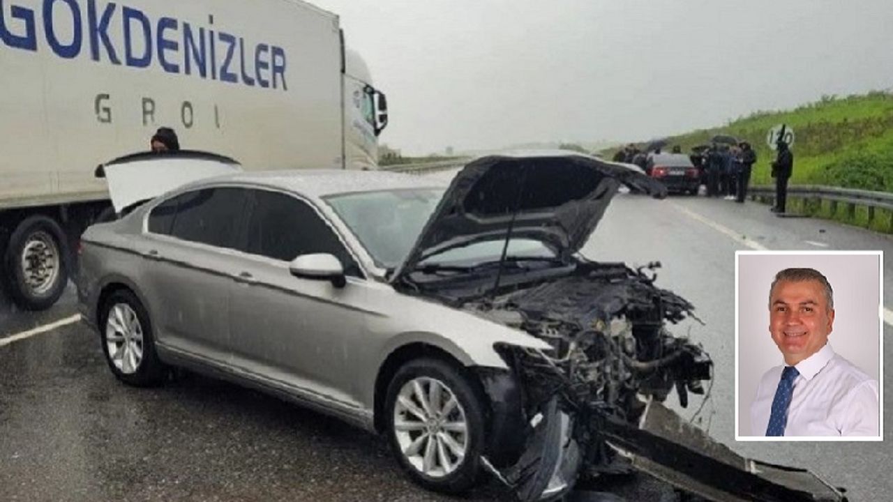 AKP'li vekil trafik kazası geçirdi