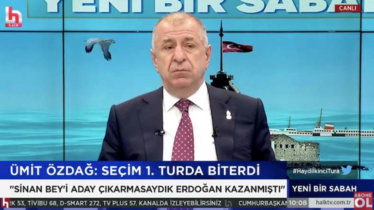 Ümit Özdağ'dan Halk TV'de flaş açıklamalar