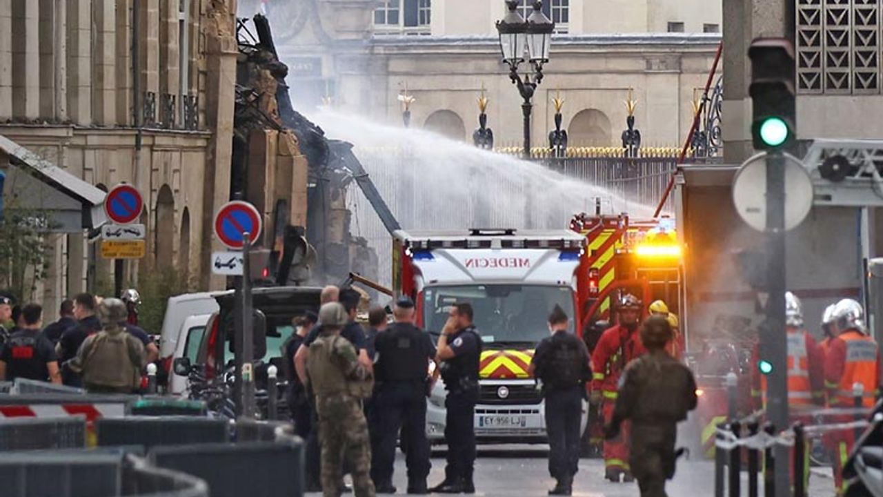 Paris'te doğalgaz patlaması