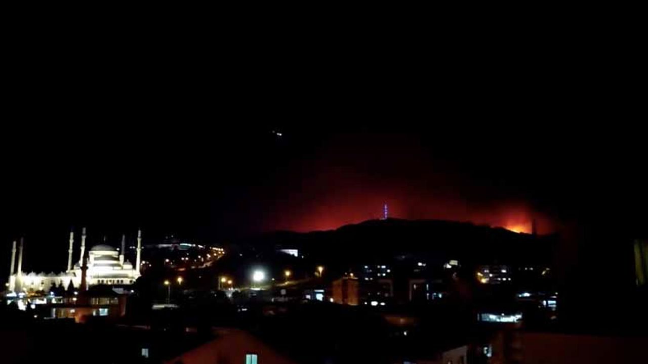 Çanakkale'de büyük yangın