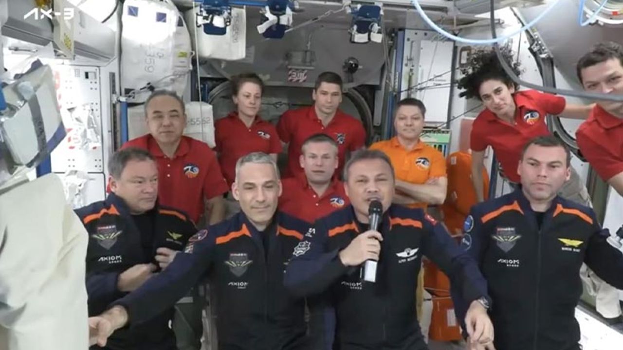 Türk astronot uzay istasyonunda