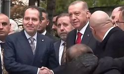 Erdoğan, Fatih Erbakan'ı ziyaret etti