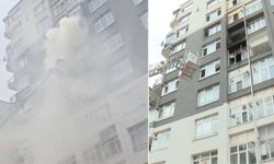 Ankara'da 10 katlı binada yangın dehşeti