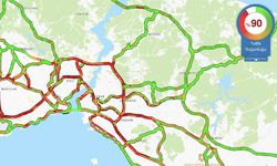 İstanbul'da trafik felç