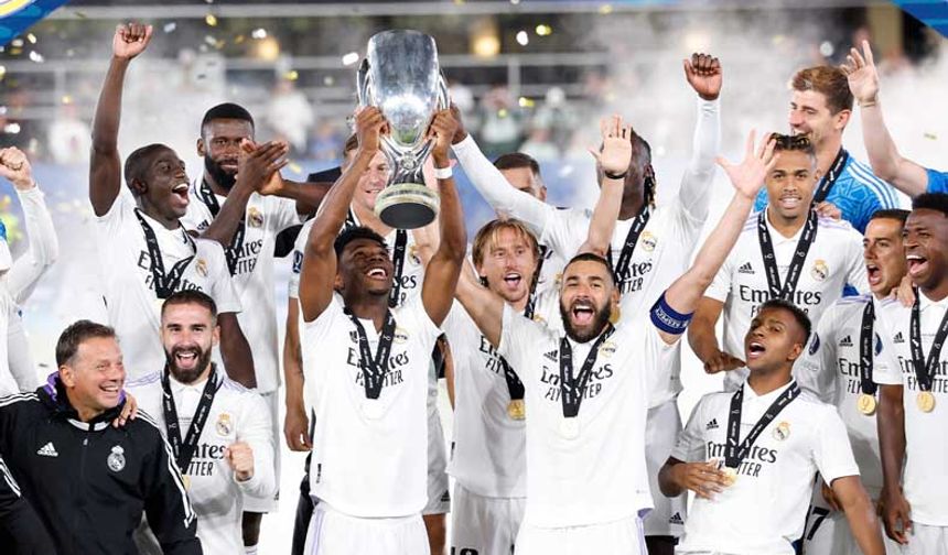 Avrupa'da Süper Kupa Real Madrid'in