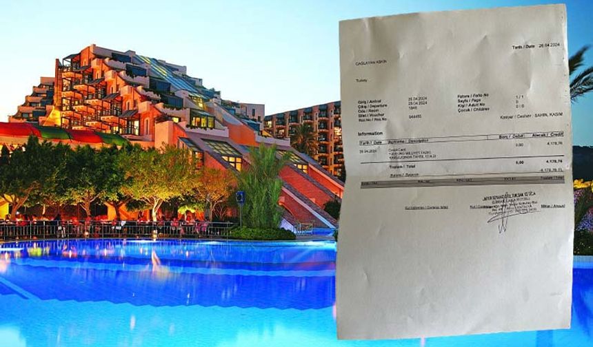 Lara'daki otelde 120 Euro milliyet farkı